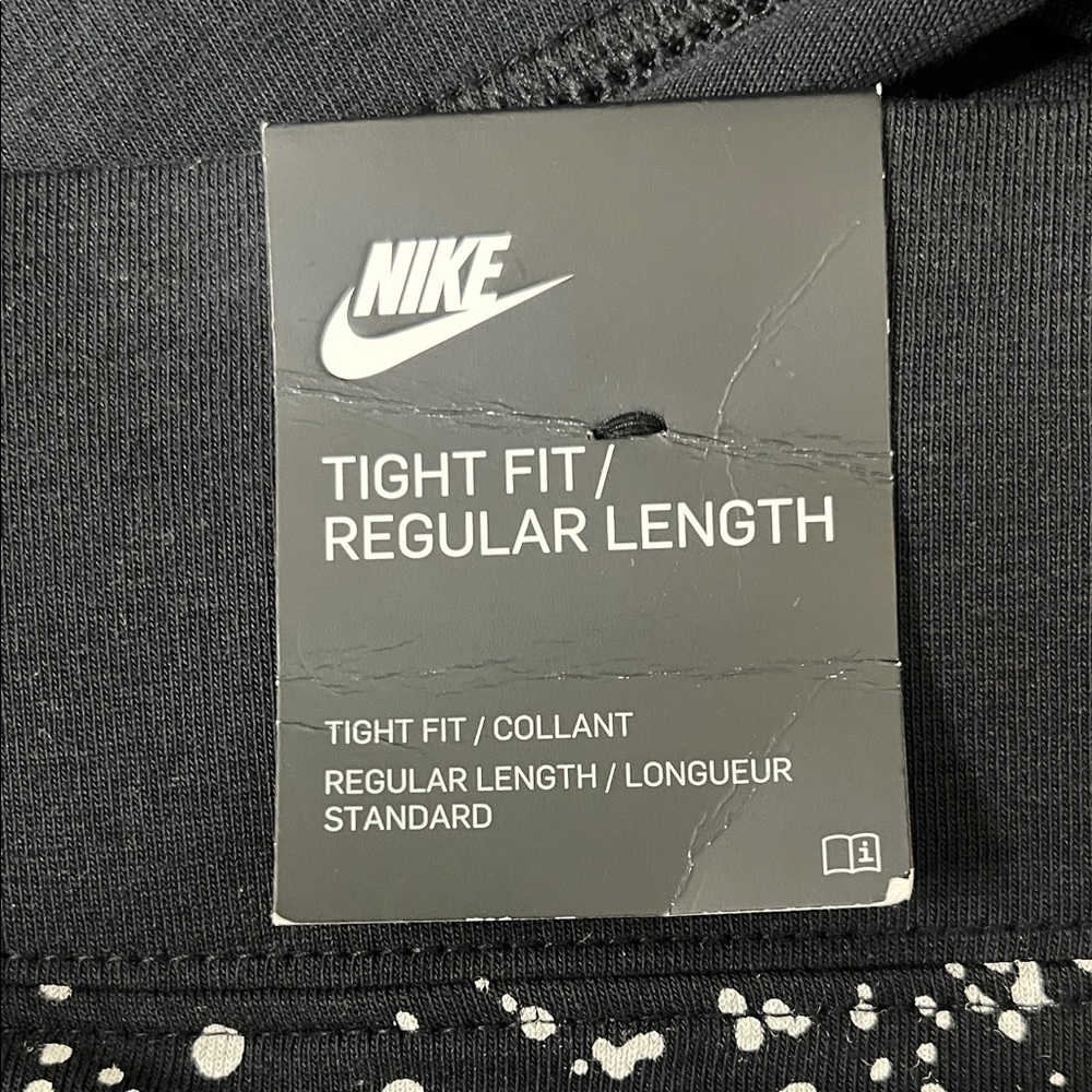 Nike JUST DO IT Women’s Medium Black Speckled Leggings - Picture 5 of 10
